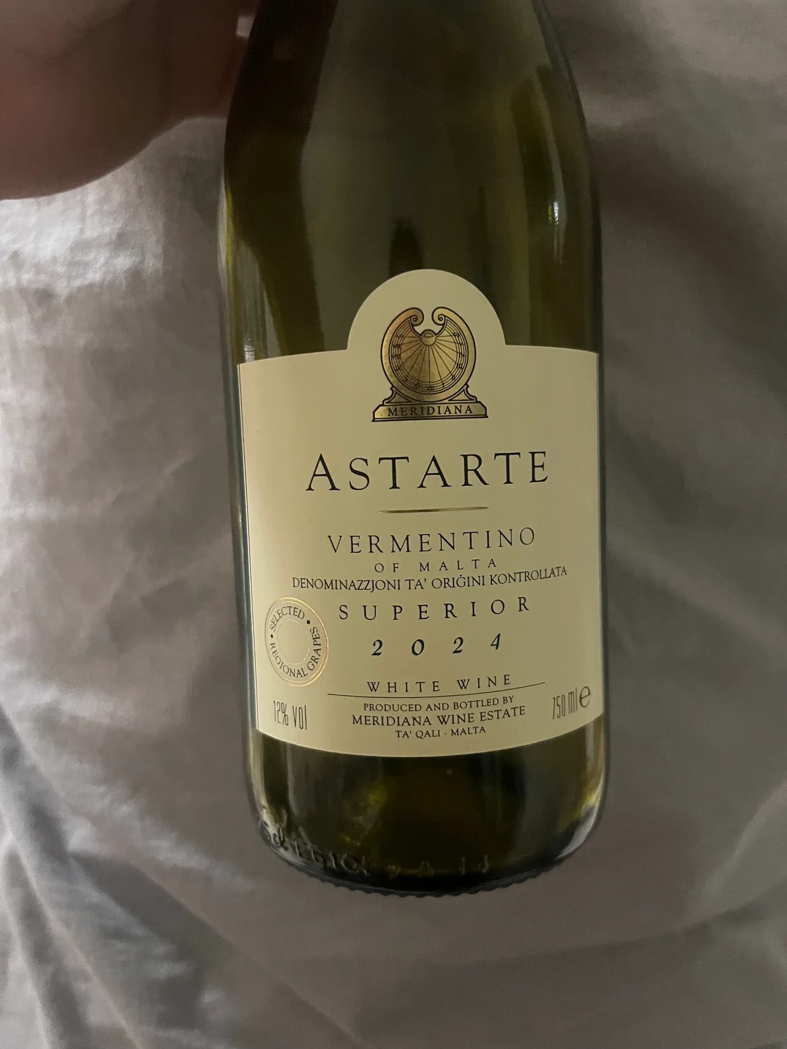 Meridiana Wine Estate Astarte Vermentino Superior 2024