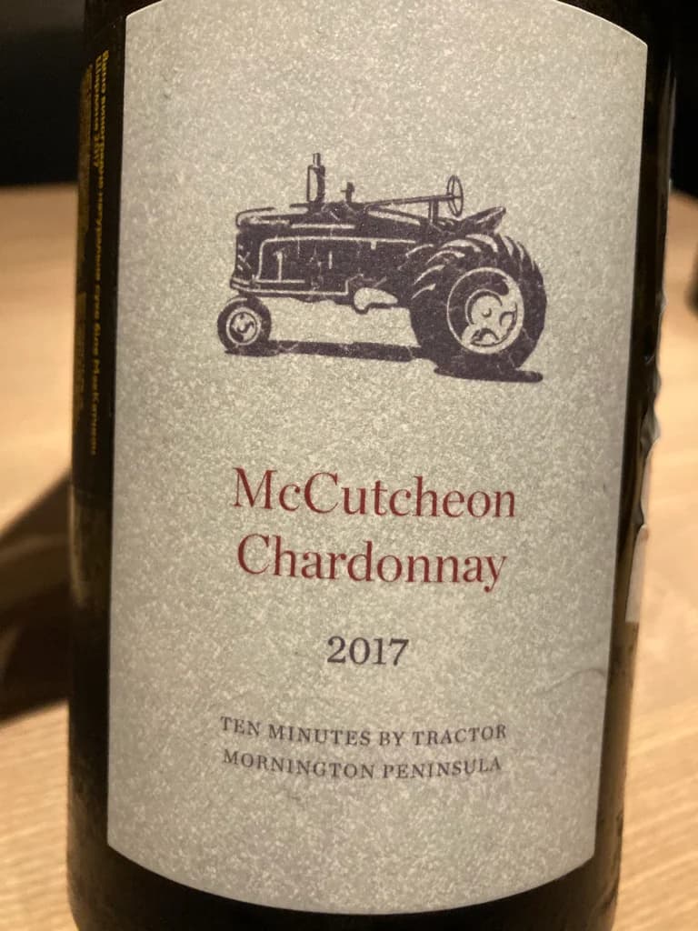 Ten Minutes by Tractor McCutcheon Chardonnay 2017