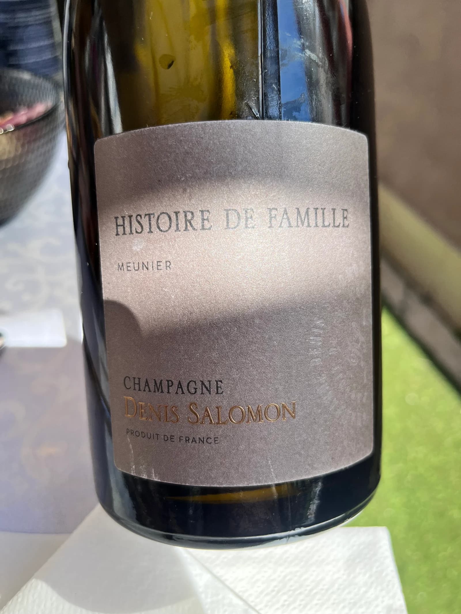 Denis Salomon Histoire de Famille Meunier Champagne