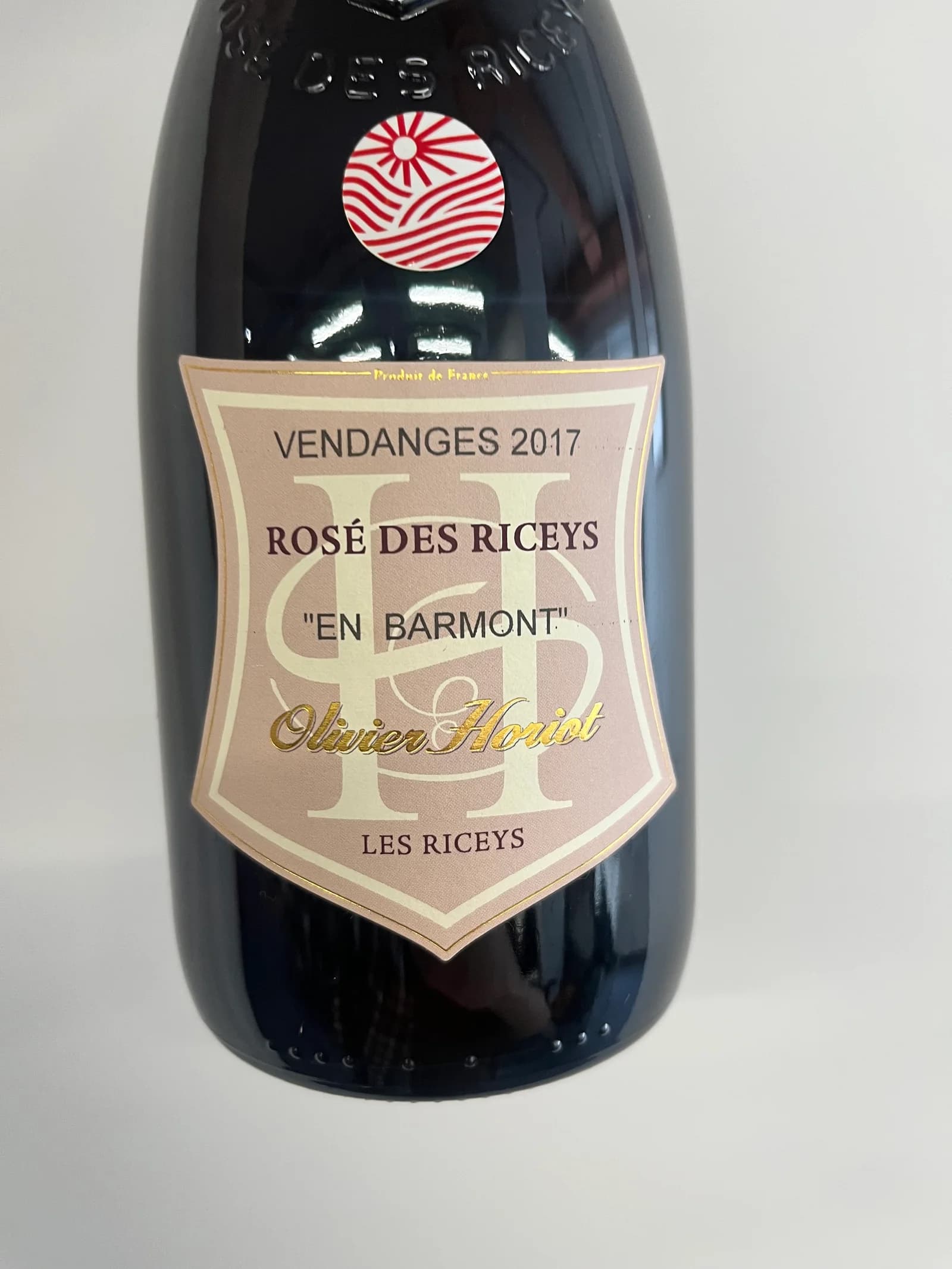 Olivier Horiot Rosé des Riceys en Barmont 2017