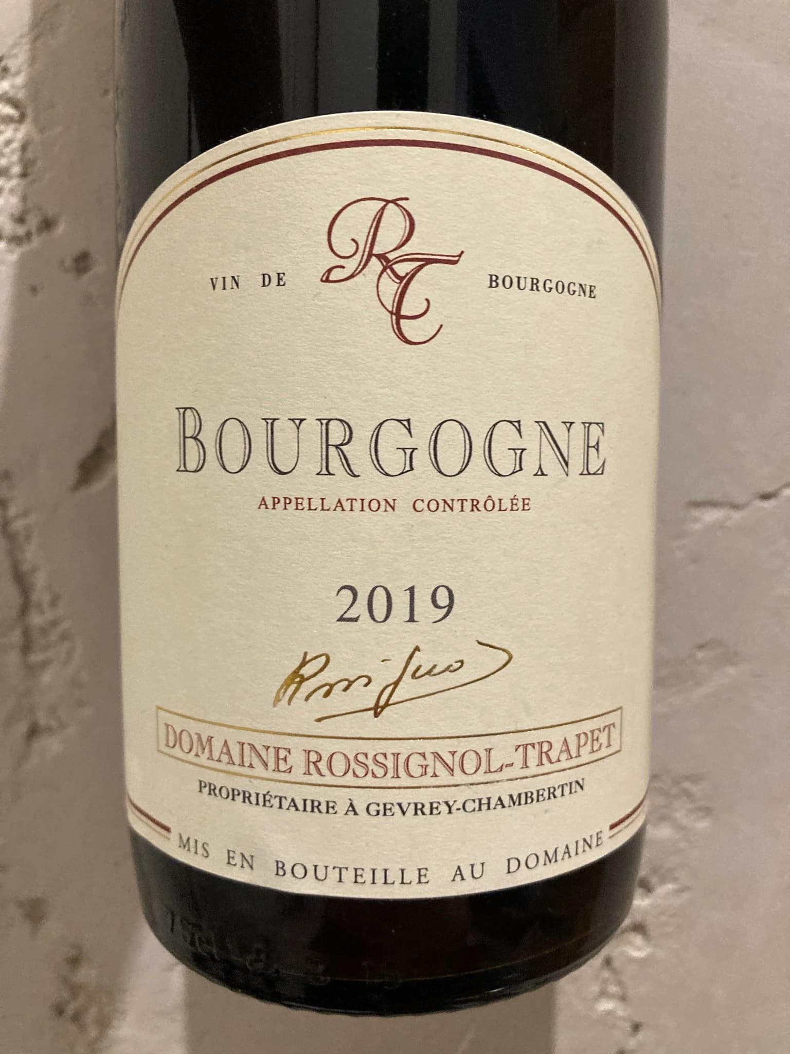 Domaine Rossignol-Trapet Bourgogne 2019