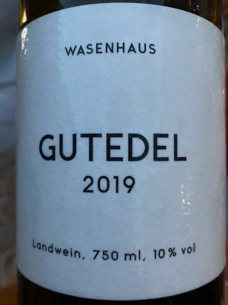 Wasenhaus Gutedel 2019