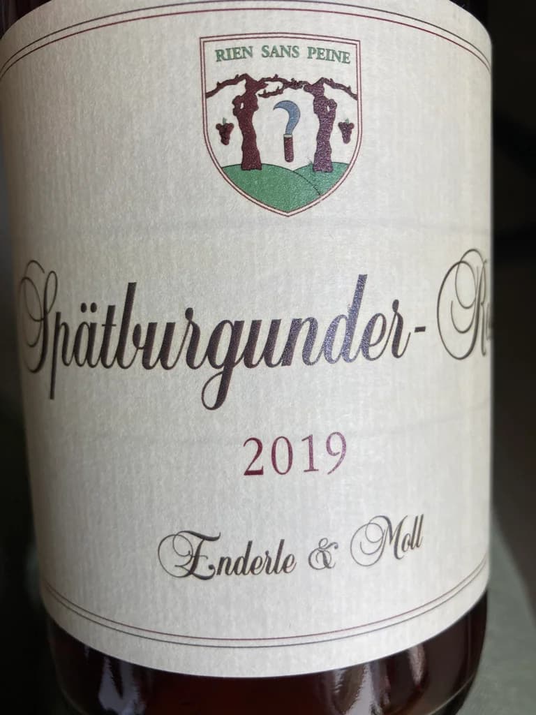 Enderle & Moll Spätburgunder-Rosé 2019