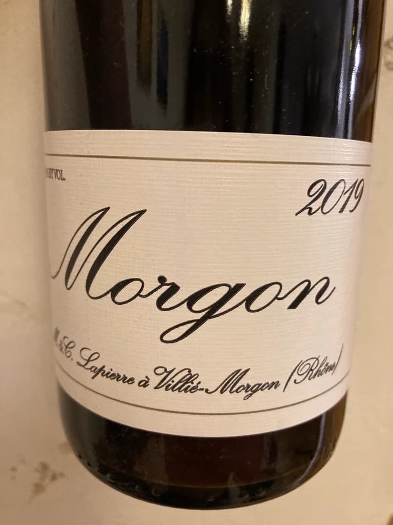 Marcel Lapierre Morgon 2019