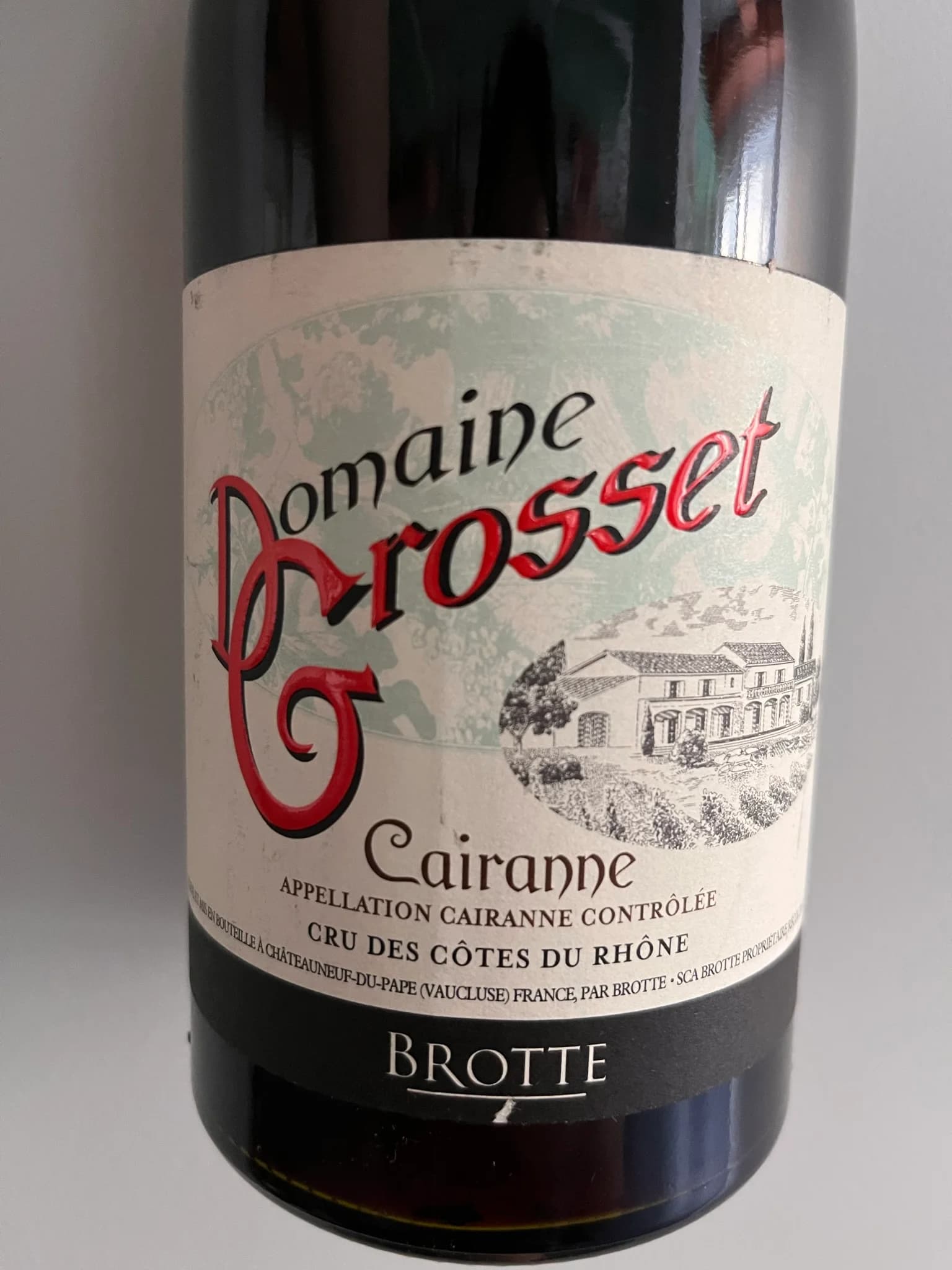 Brotte S. A. Domaine Grosset Cairanne 2019