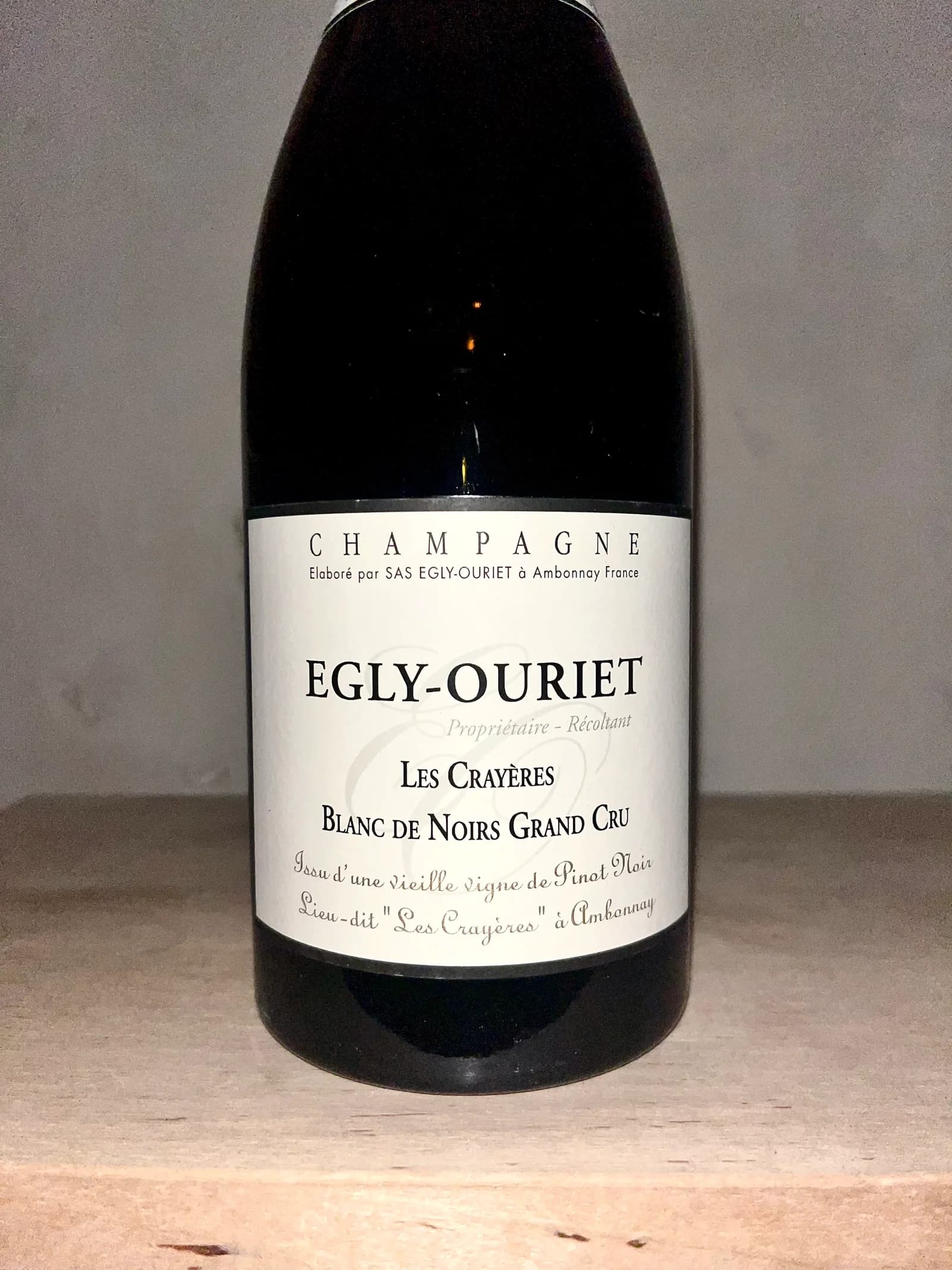 Egly-Ouriet Les Crayères Blanc de Noirs Grand Cru (d2024) NV