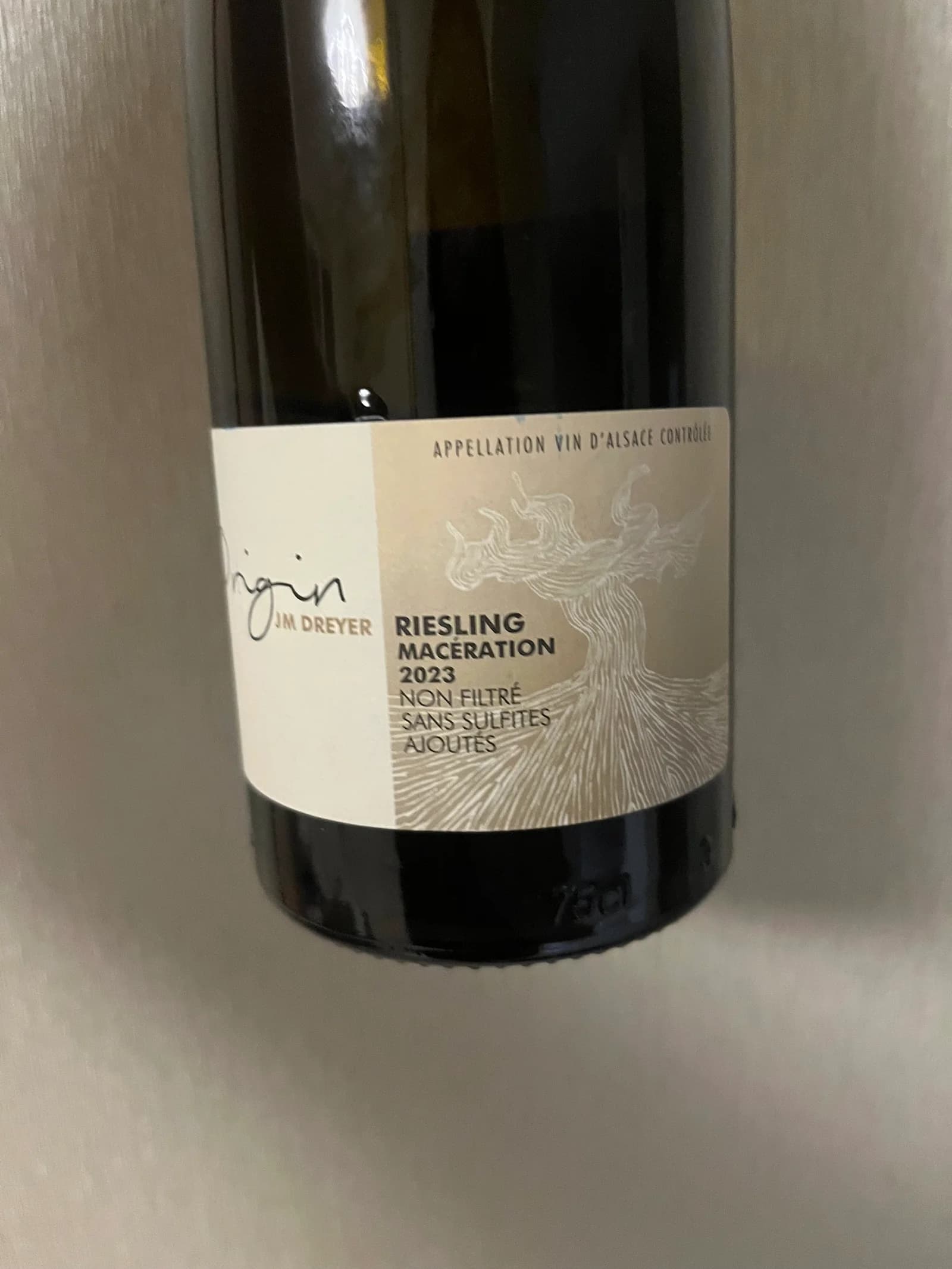 JM Dreyer Origin Riesling Macération 2023