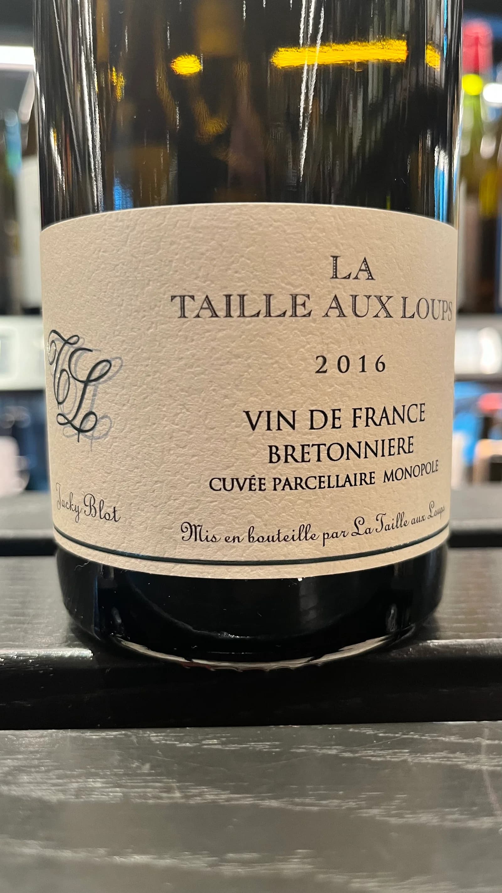 Domaine de la Taille Aux Loups Bretonniere Cuvée Parcellaire Monopole 2016