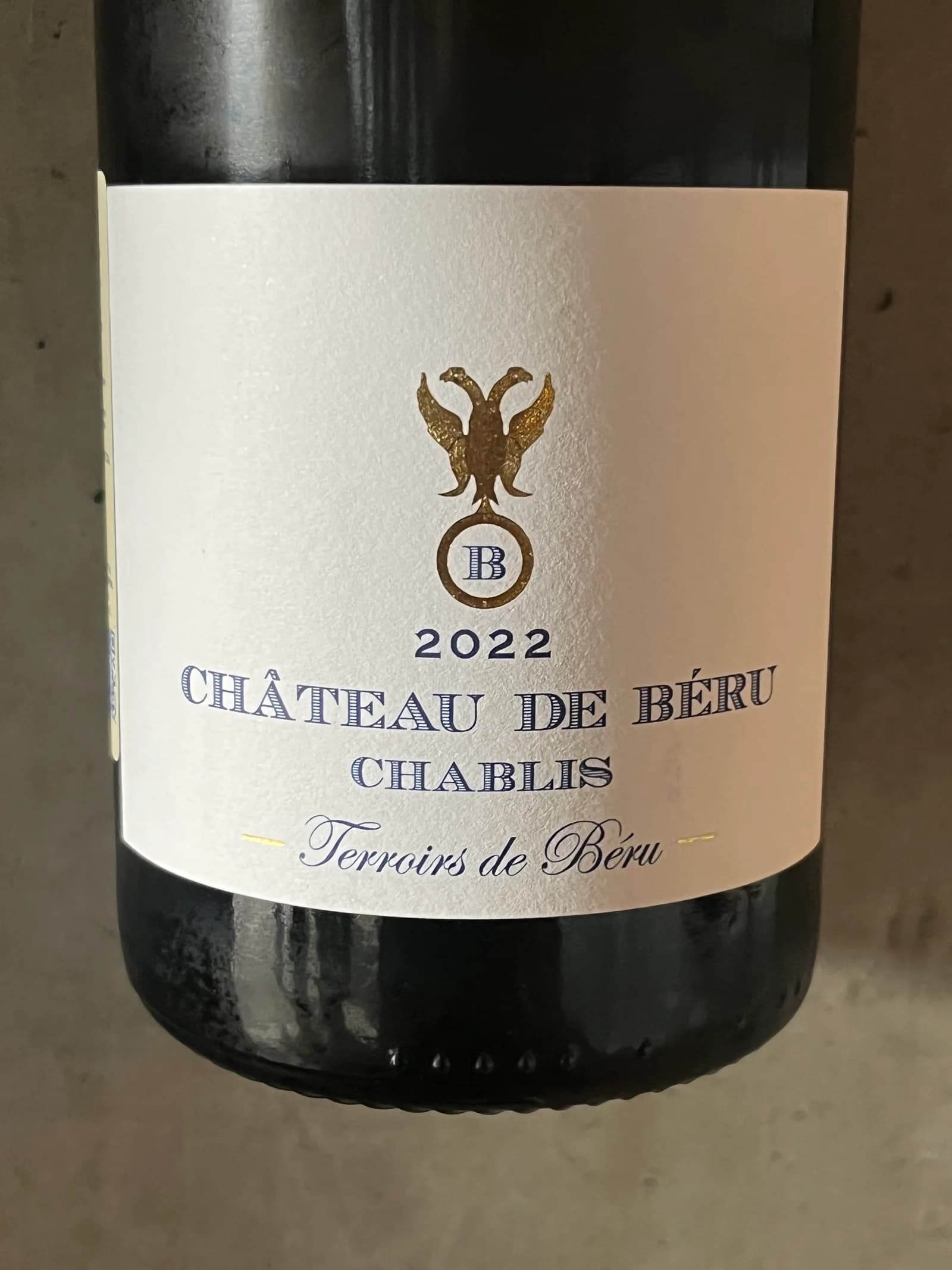 Château de Béru Chablis Terroirs de Béru 2022