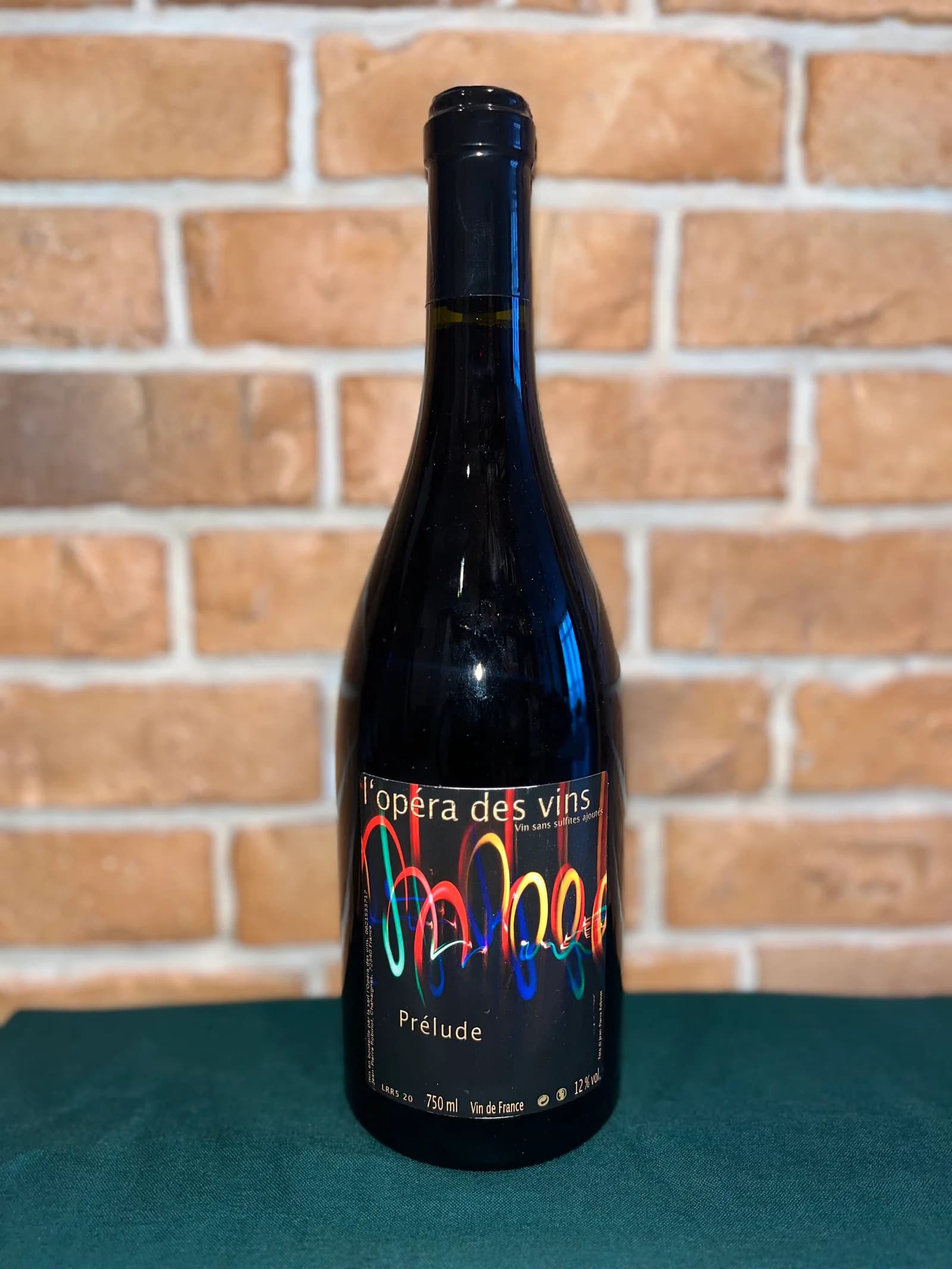 Jean-Pierre Robinot l'opéra des vins Prélude 2020