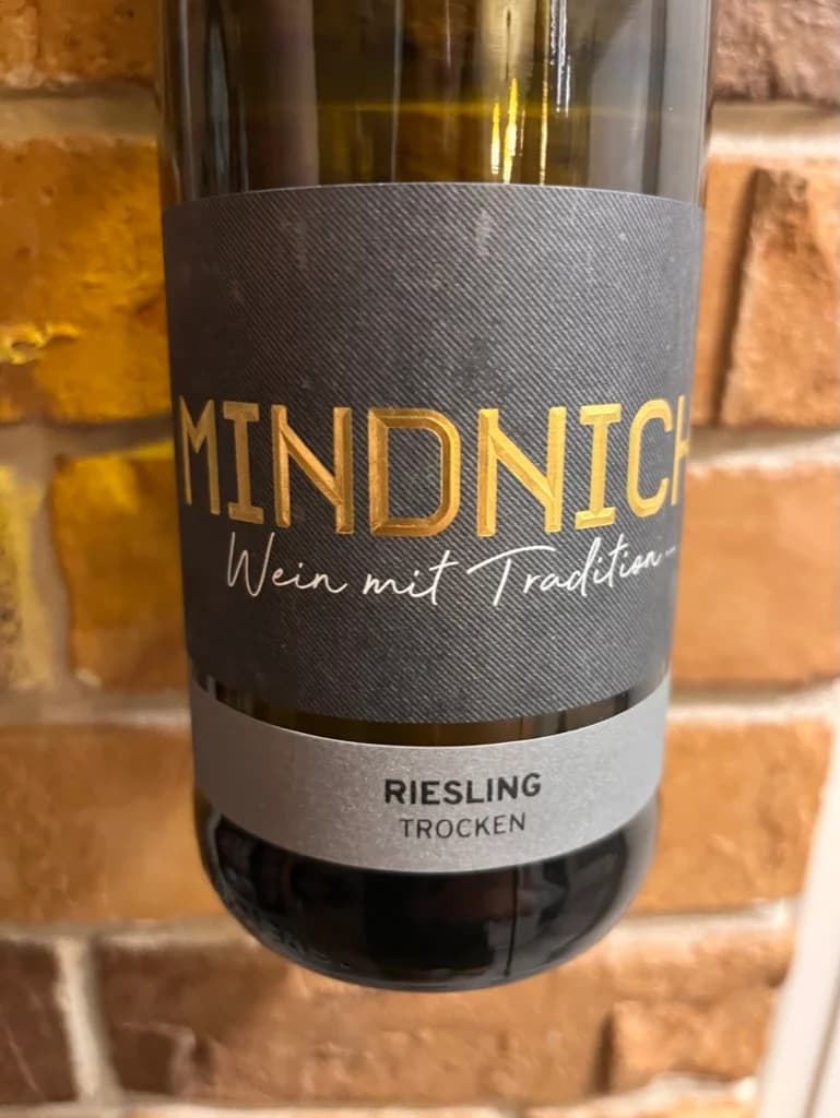 Weingut Mindnich Wallhäuser Pfarrgarten Riesling 2021