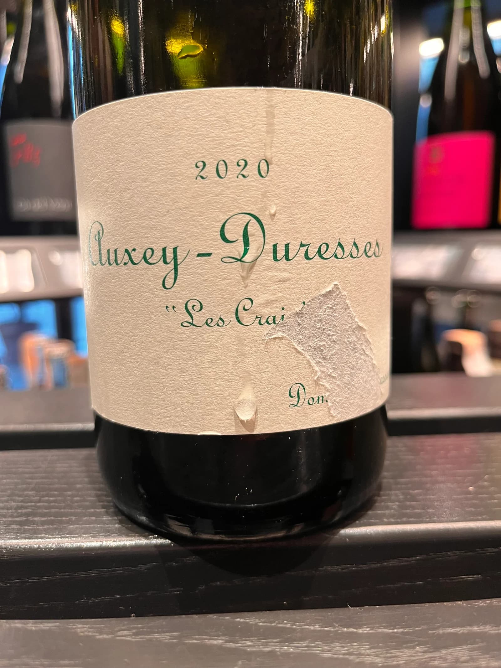 Domaine de Chassorney Auxey-Duresses Les Crais 2020