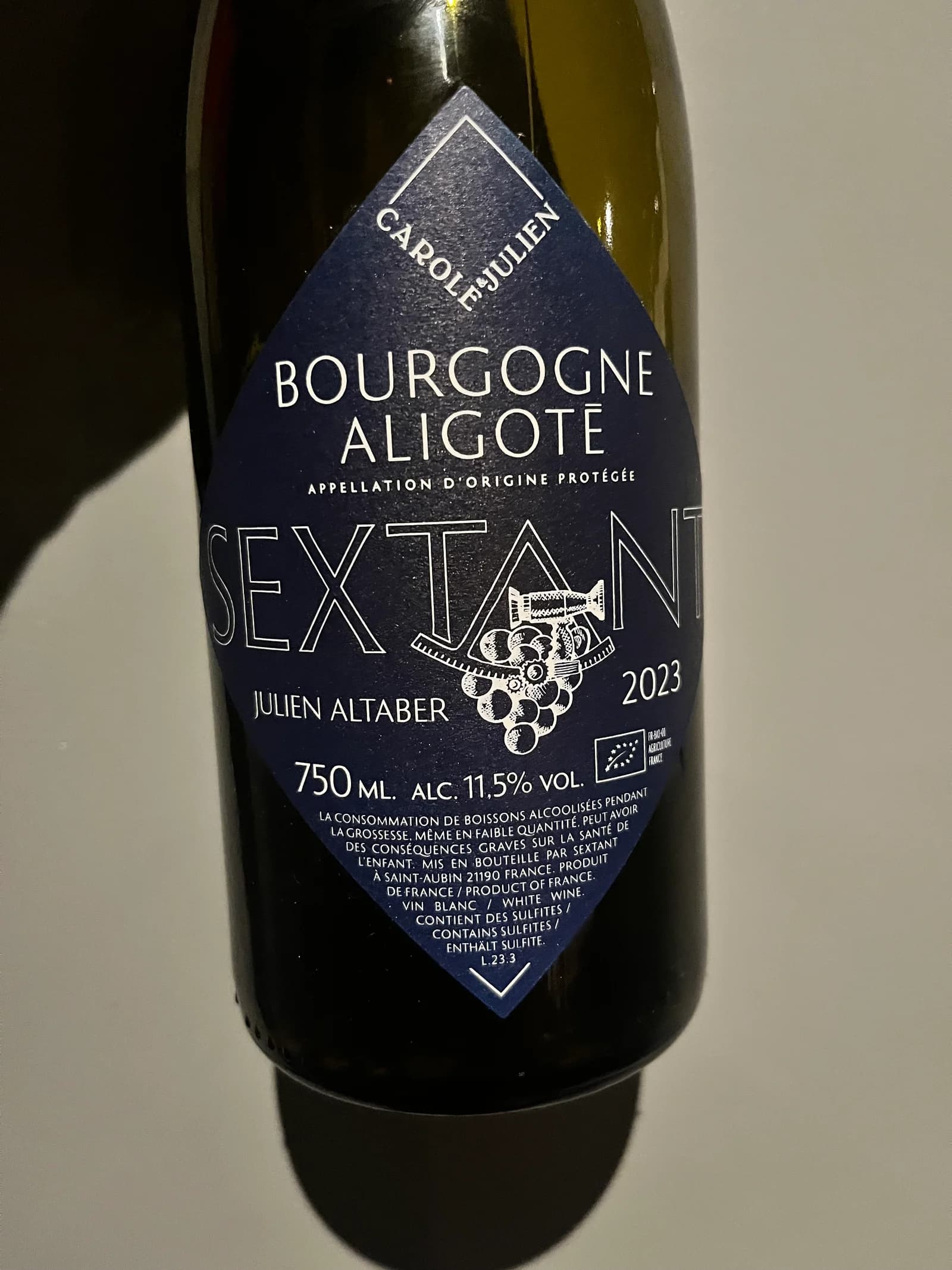 Sextant Bourgogne Aligoté 2023