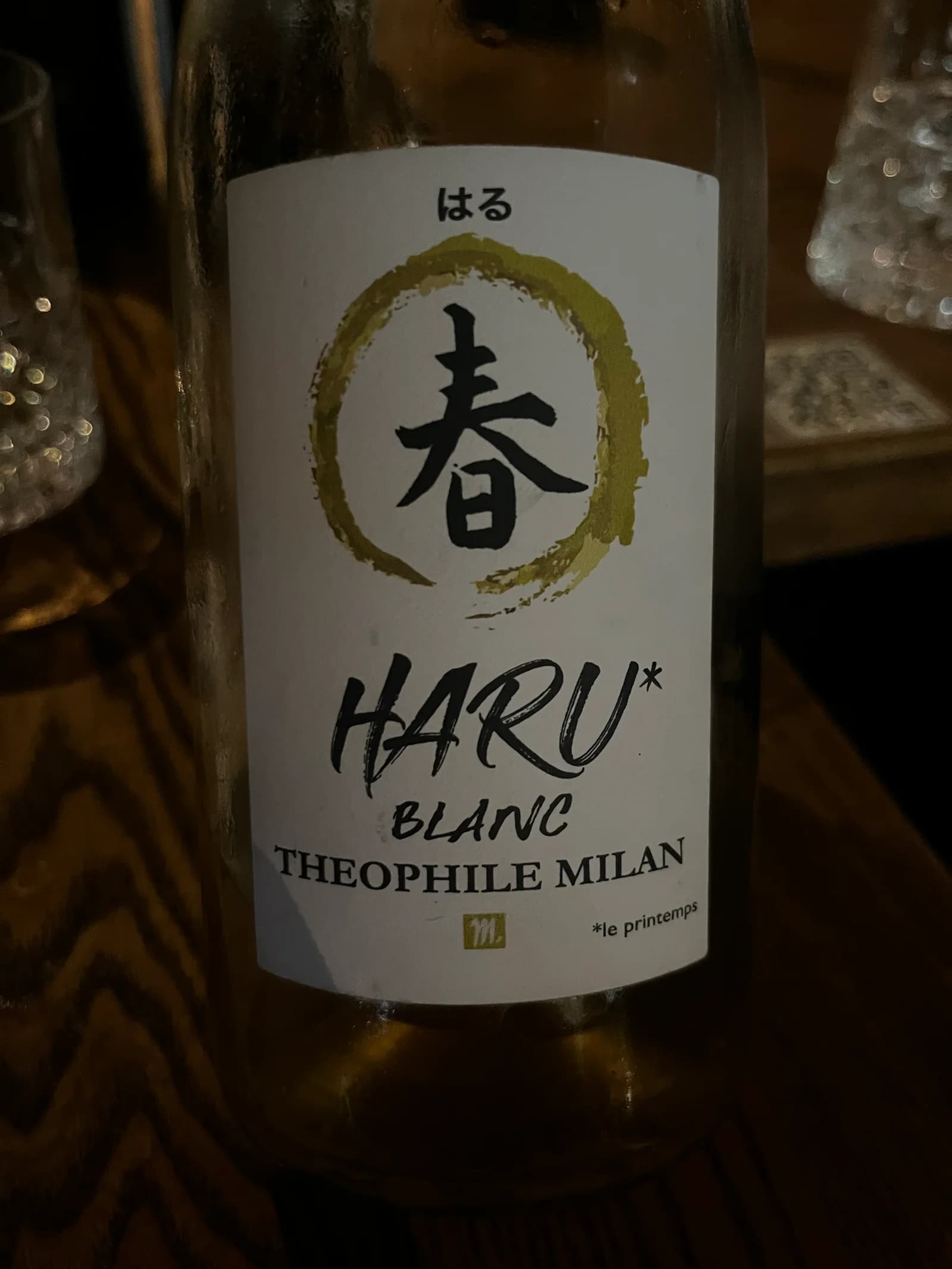 Domaine Milan Haru Blanc 2023