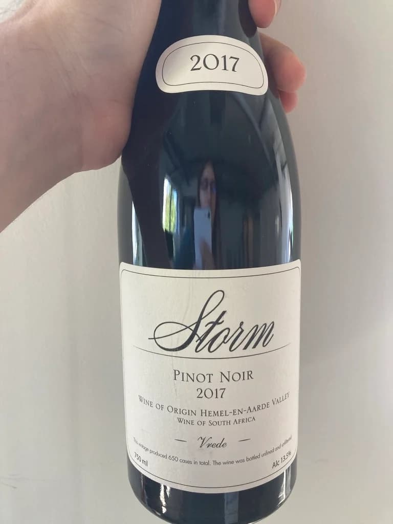 Storm Vrede Pinot Noir 2017