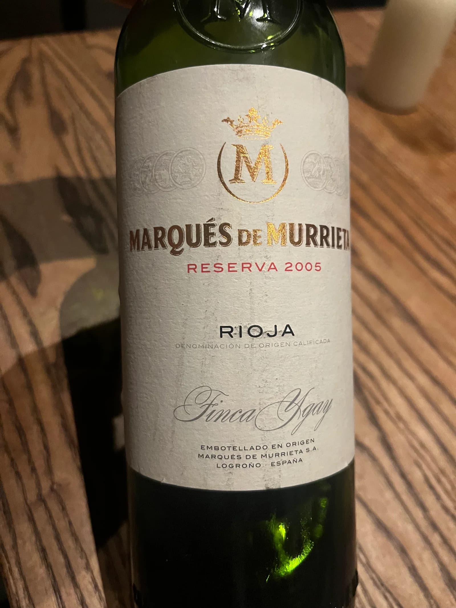 Marques de Murrieta Finca Ygay Reserva 2005