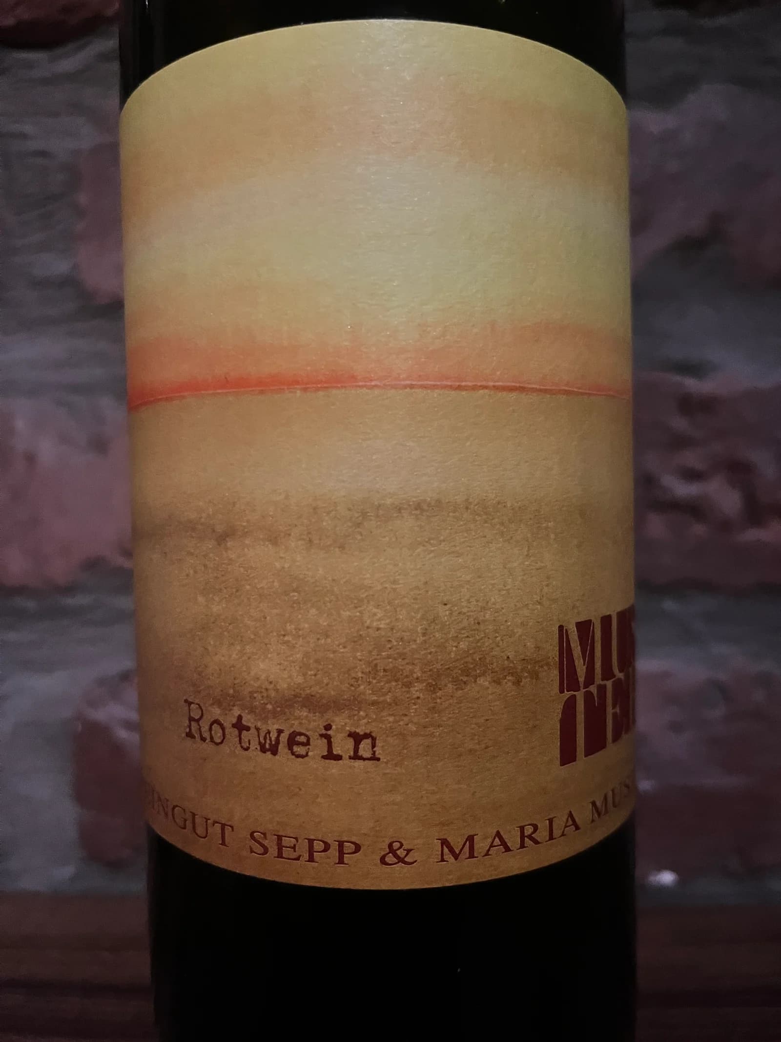 Sepp and Maria Muster Rotwein 2013