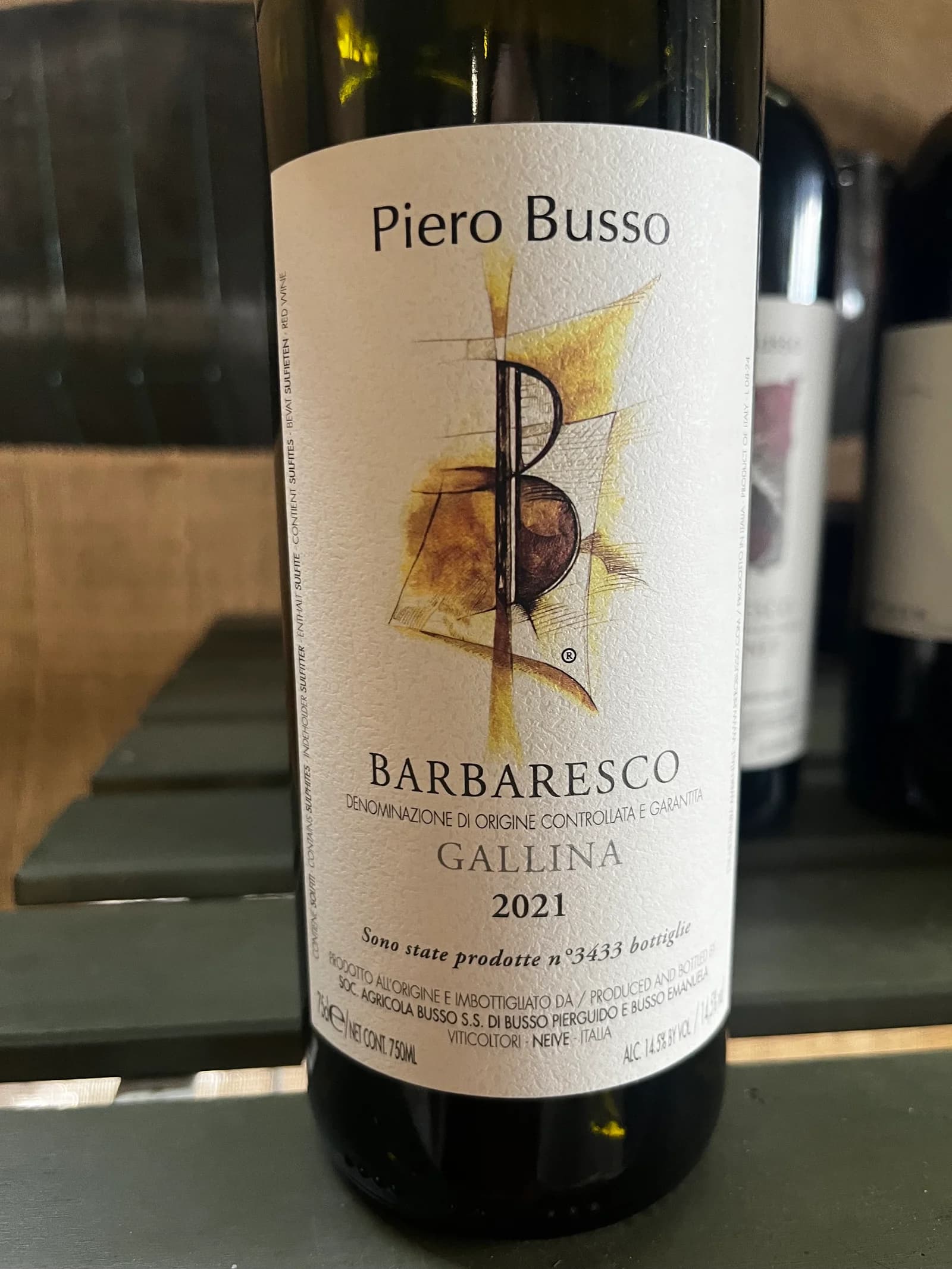 Piero Busso Barberesco Gallina 2021