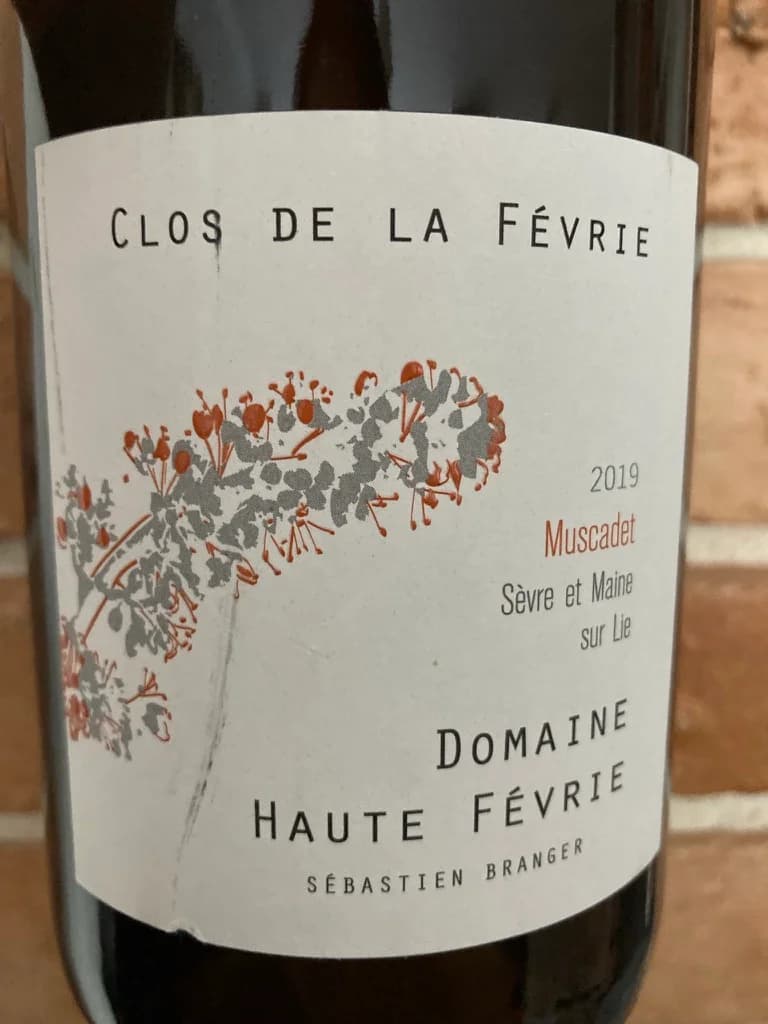 Domaine Haute Fevrie Muscadet Clos de la Fevrie 2019