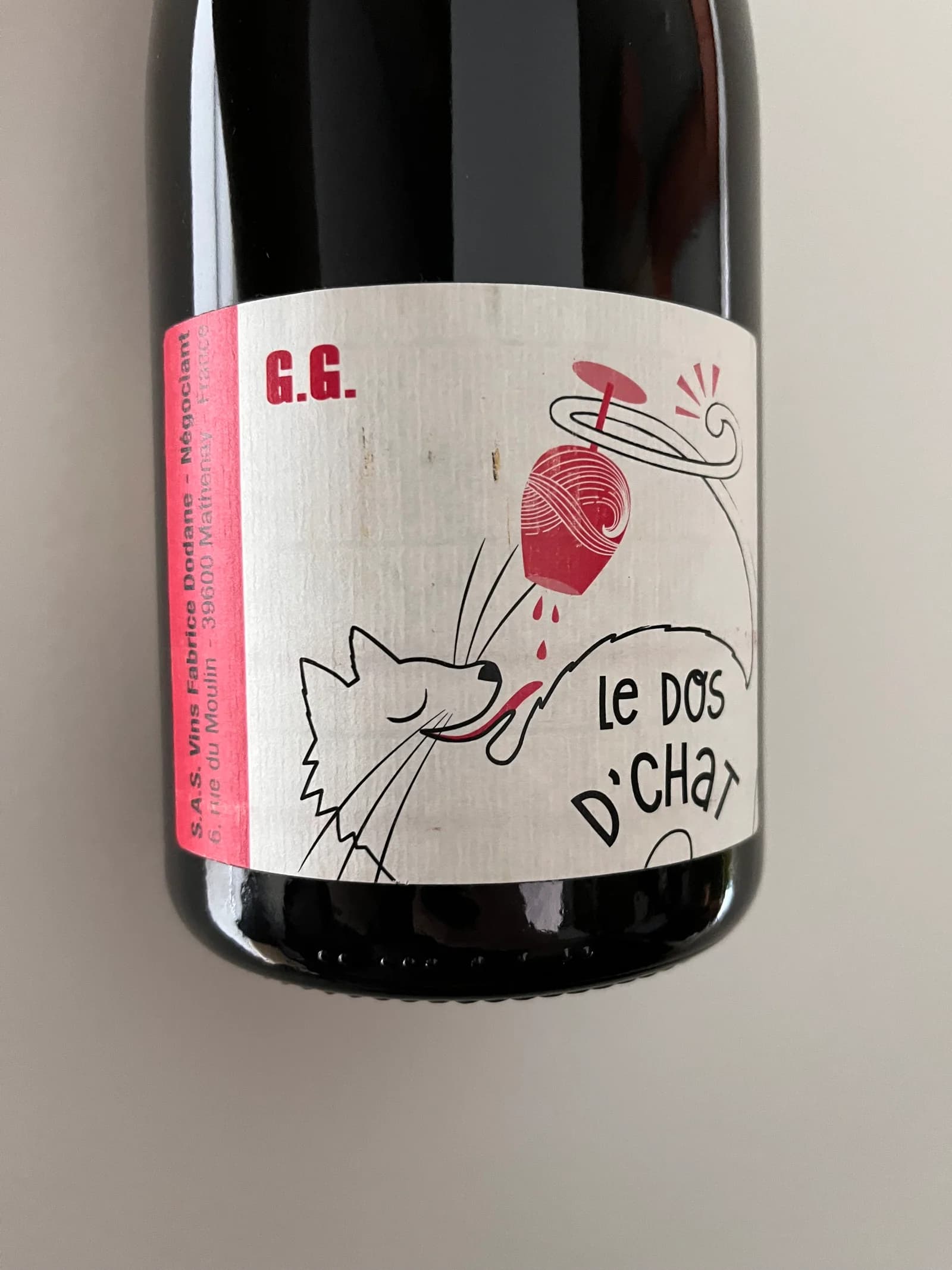 Fabrice Dodane Le Dos d'Chat G.G. 2020