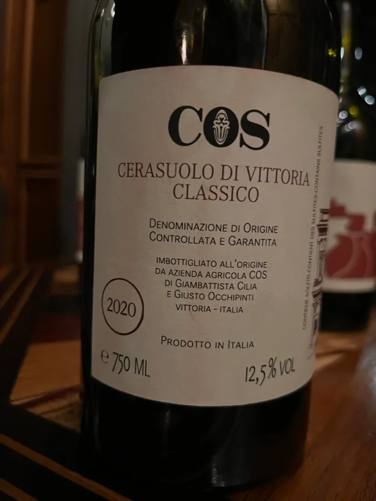 COS Cerasuolo di Vittoria Classico 2020