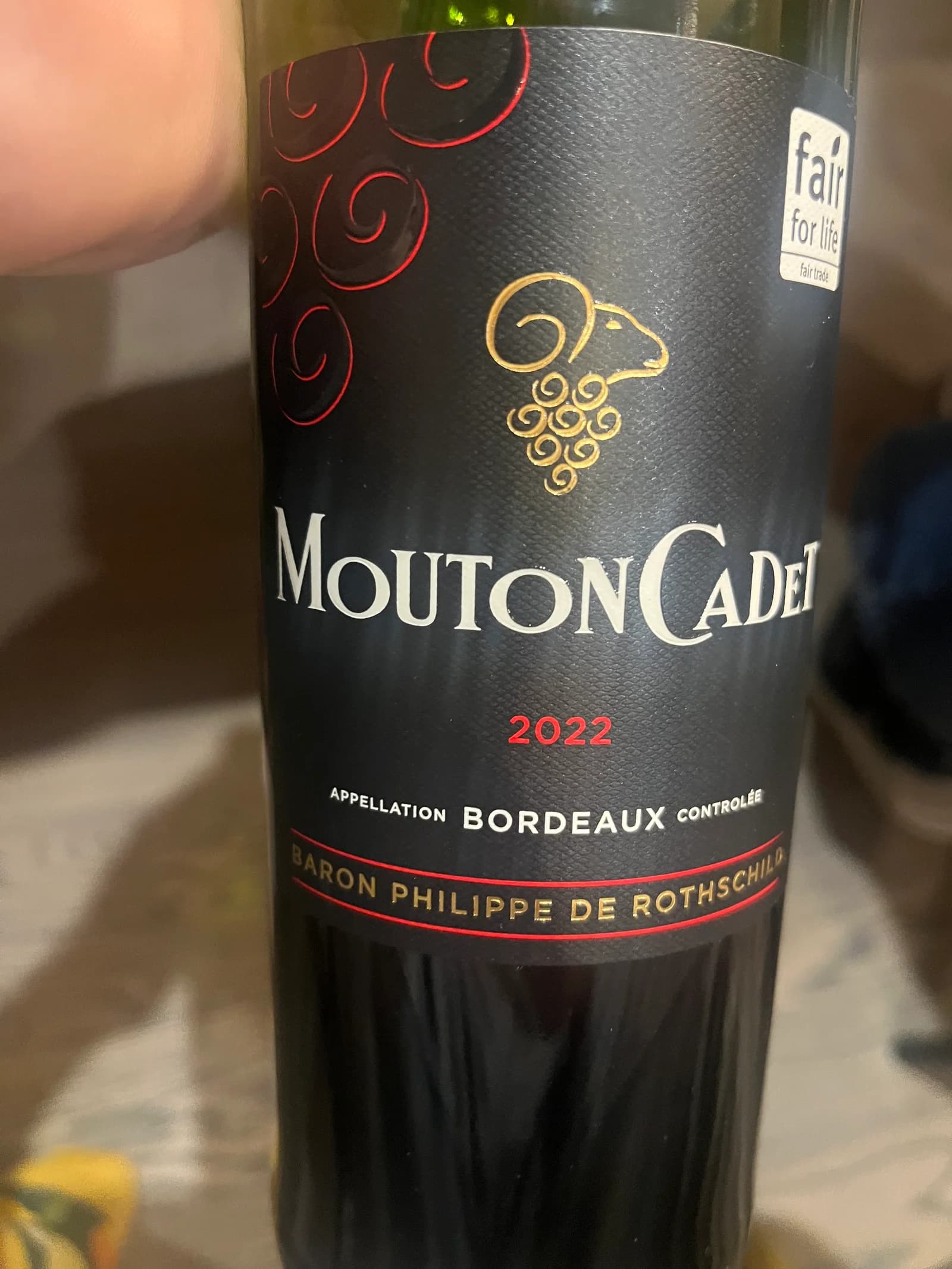 Mouton Cadet Bordeaux Rouge 2022