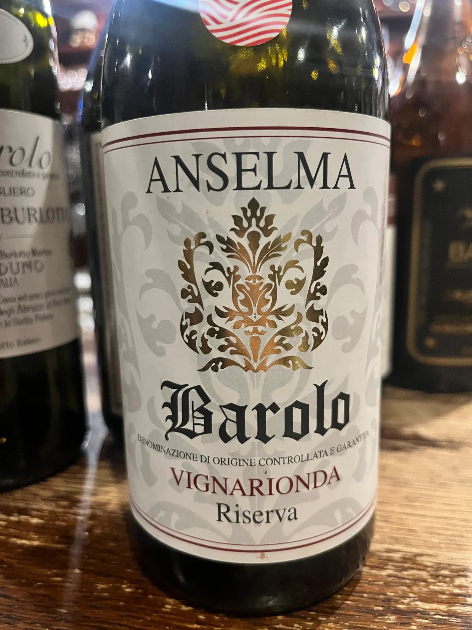 Giacomo Anselma Barolo Vigna Rionda Riserva 2009