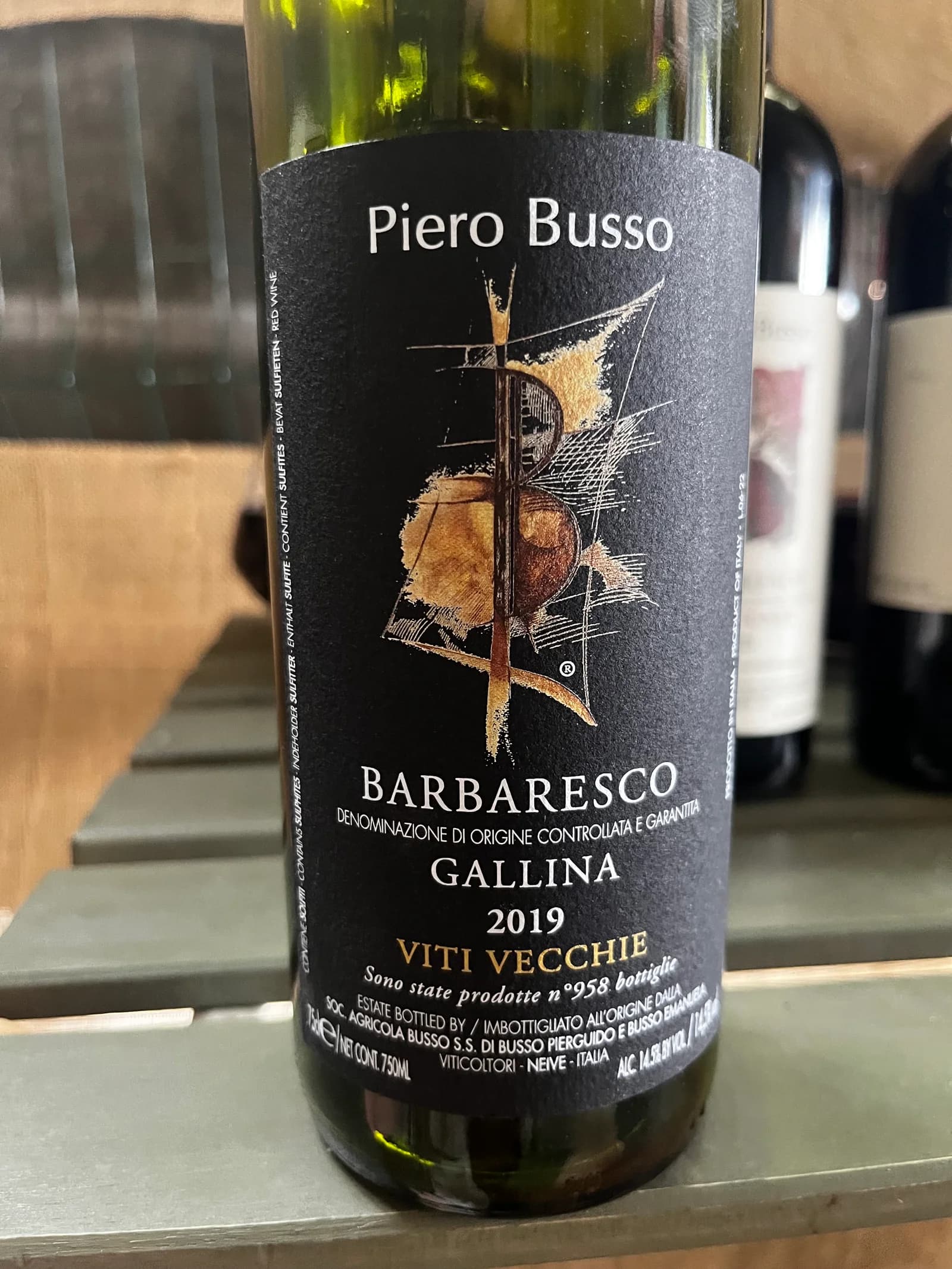 Piero Busso Barbaresco Gallina Viti Vecchie 2019