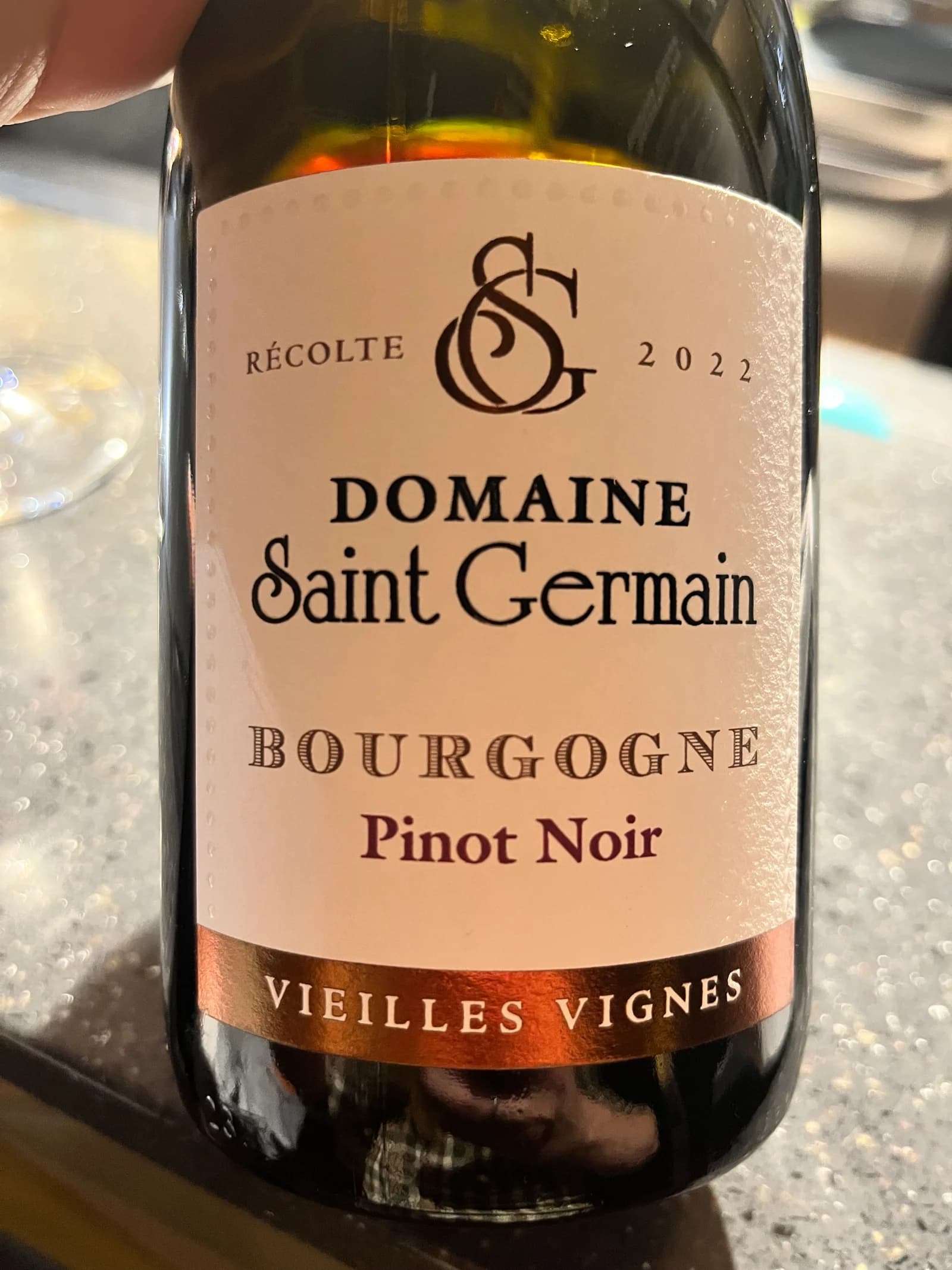 Domaine Saint Germain Bourgogne Vieilles Vignes Pinot Noir 2022