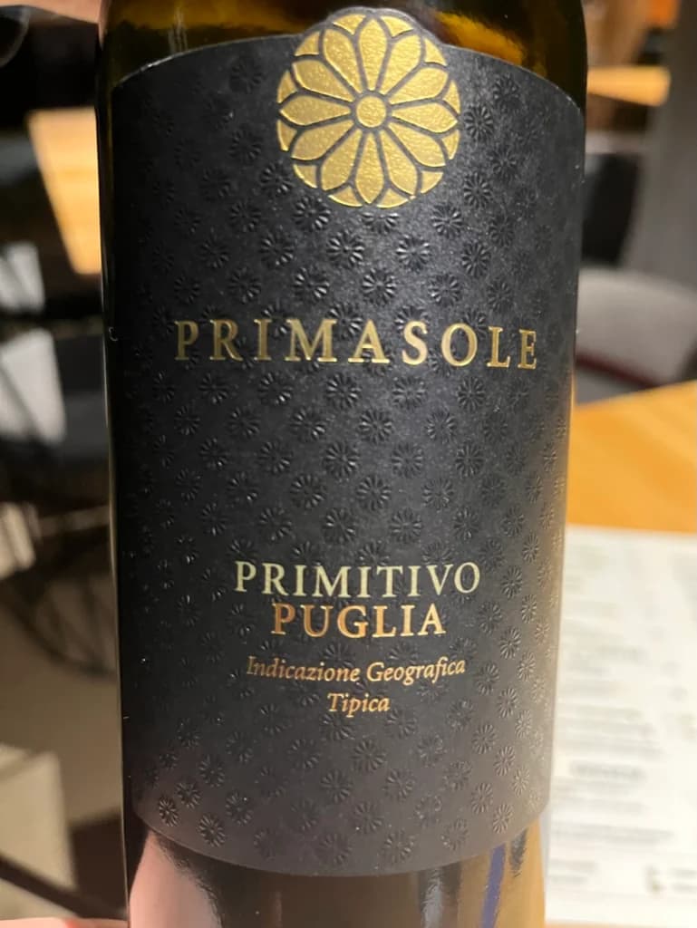 Cielo e Terra Primitivo Puglia Primasole