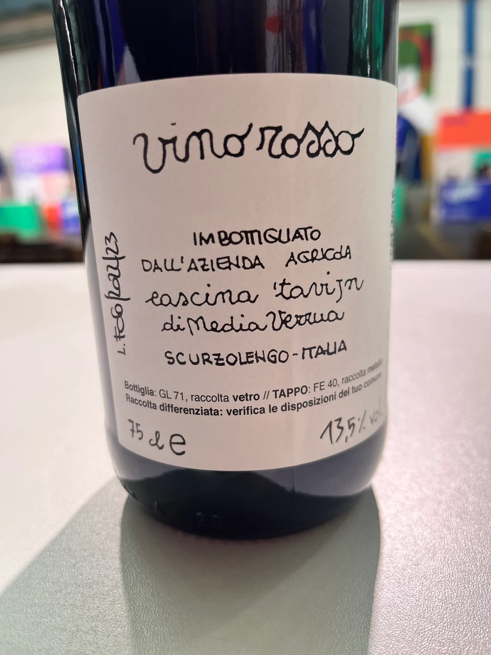 Cascina Tavijn Vino Rosso 2022