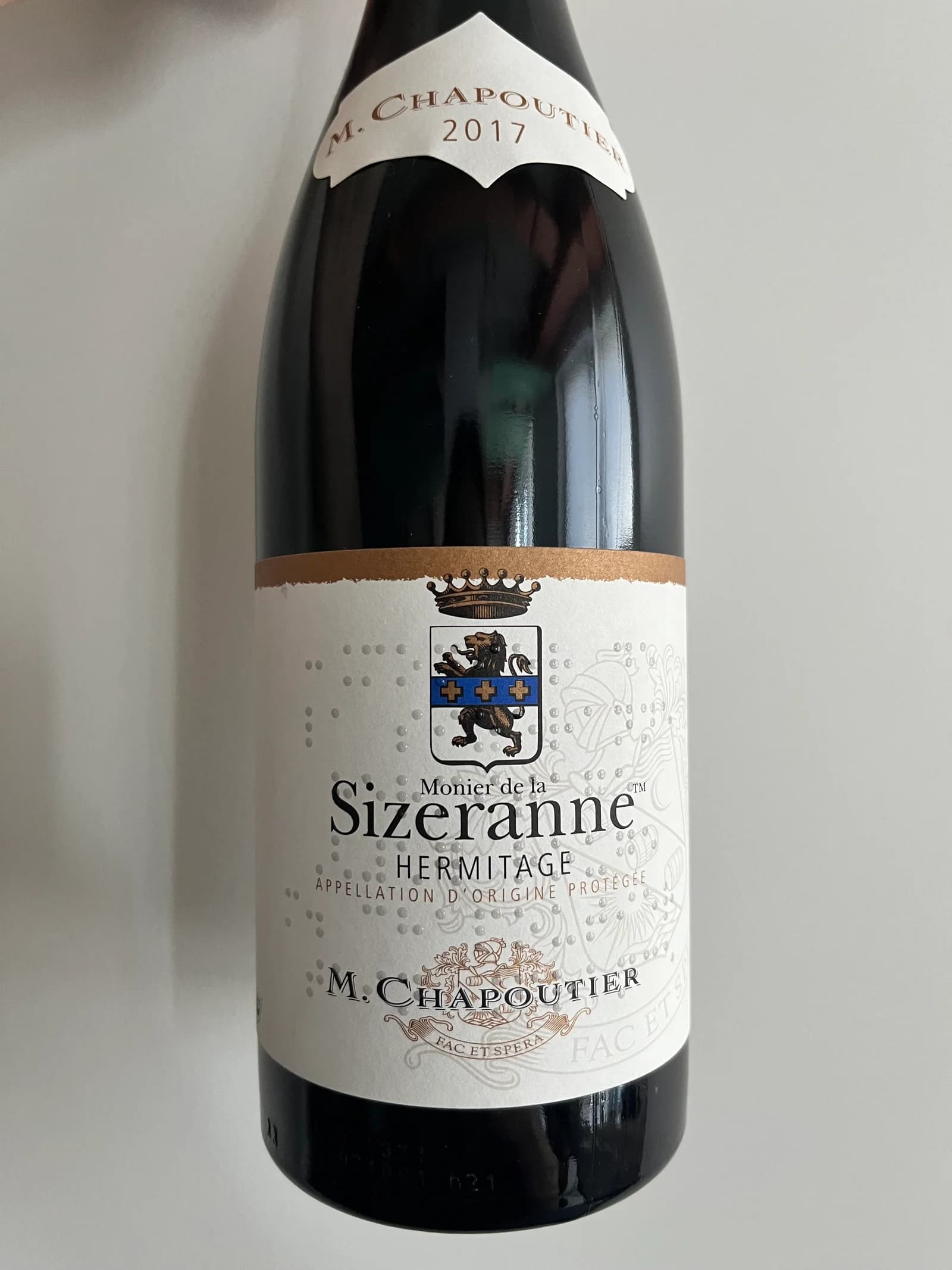 Chapoutier Monier de la Sizeranne Hermitage 2017