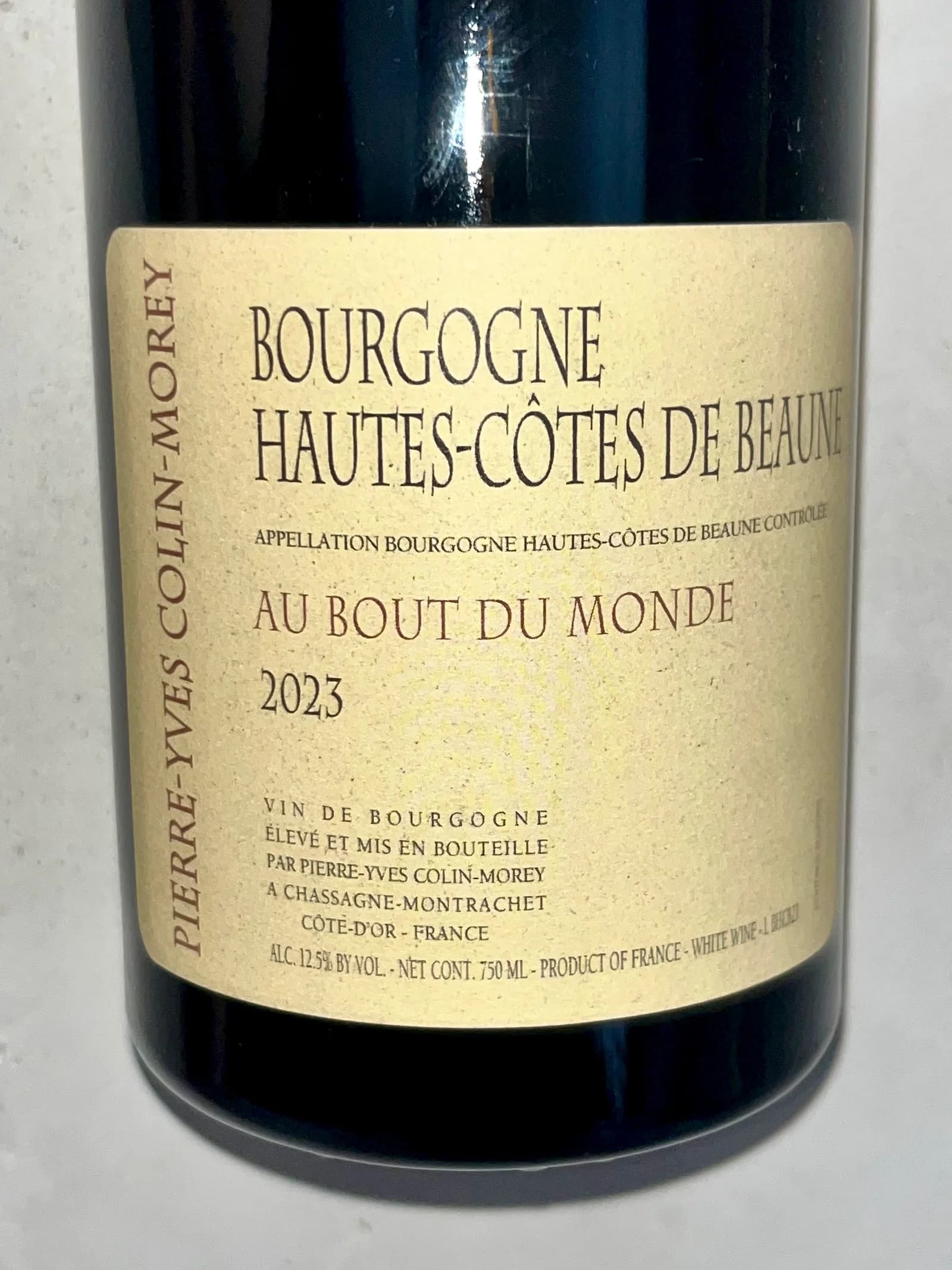 Pierre-Yves Colin-Morey Bourgogne Hautes-Côtes de Beaune Au Bout du Monde 2023
