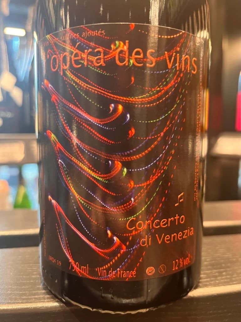 Jean-Pierre Robinot l'opéra des vins Concerto di Venezia 2019