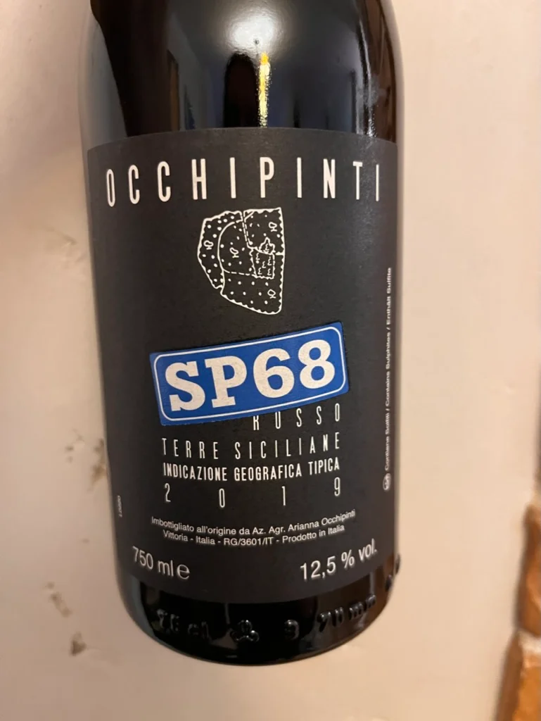 Arianna Occhipinti SP68 Rosso 2019