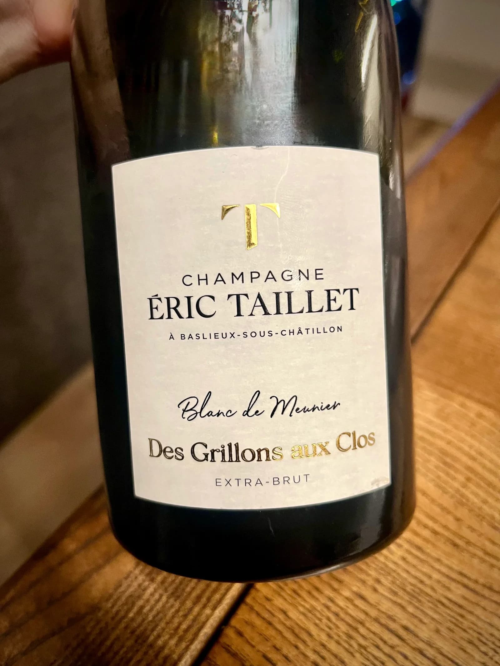 Éric Taillet Des Grillons Aux Clos Blanc de Meunier (2019)