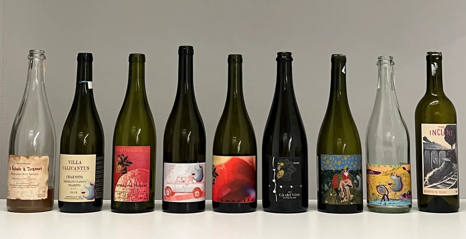 Photo by Elvira Kantiieva (The Incline was an extra bottle that didn't participate in tasting)