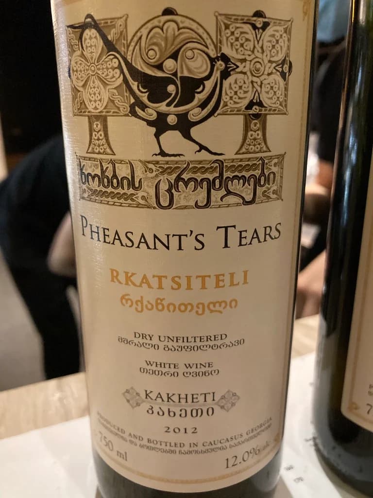 Pheasant's Tears Rkatsiteli 2012