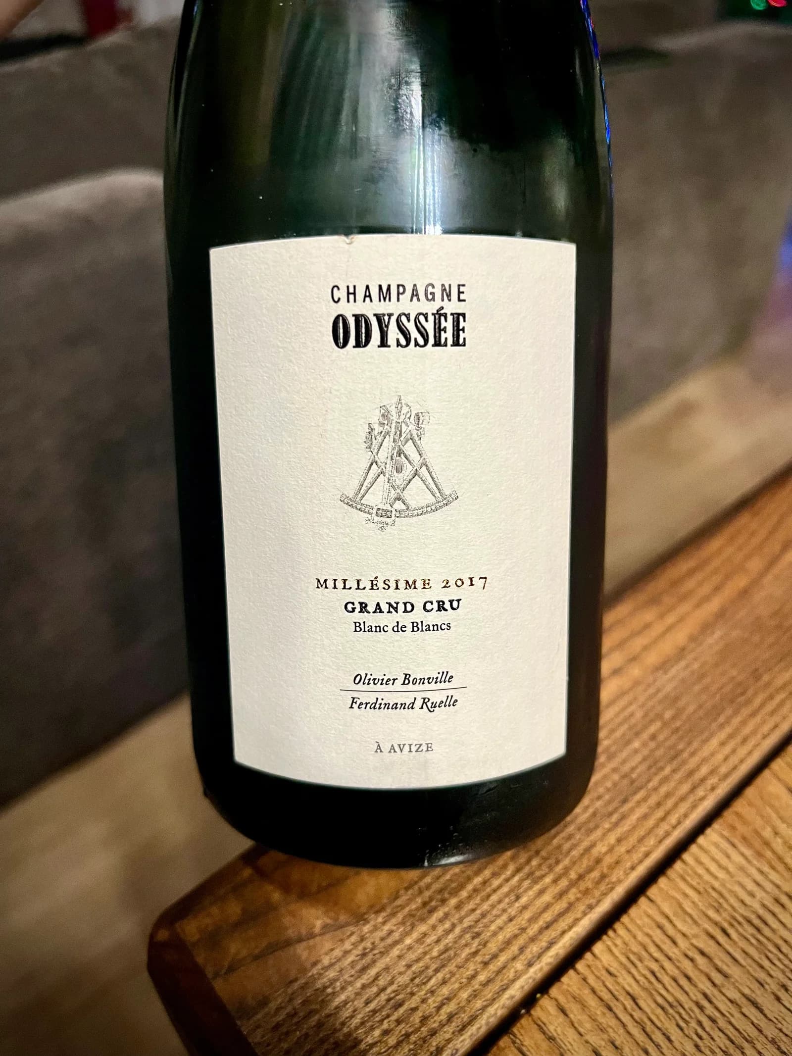 Olivier Bonville Odyssée 319 Blanc de Blancs Grand Cru 2017