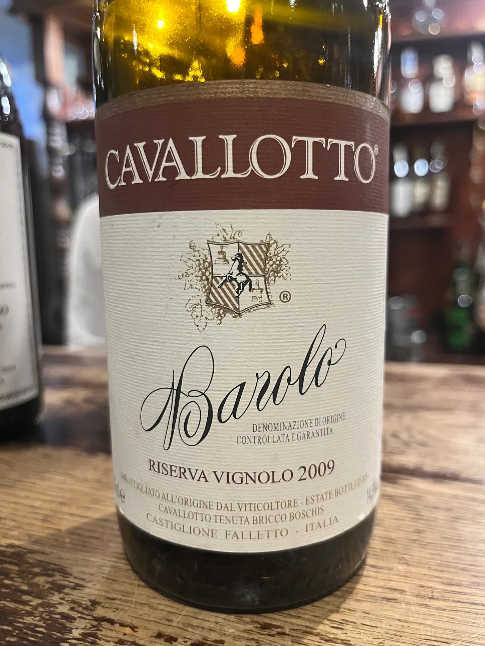 Cavallotto Barolo Riserva Vignolo 2009