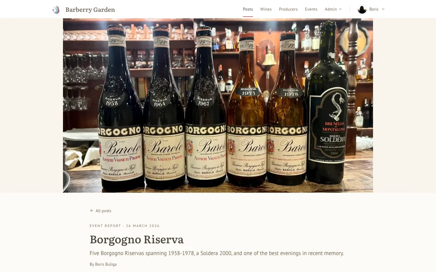 A post page after the rework - eyebrow, hero, prose-width body, a contents list that behaves.