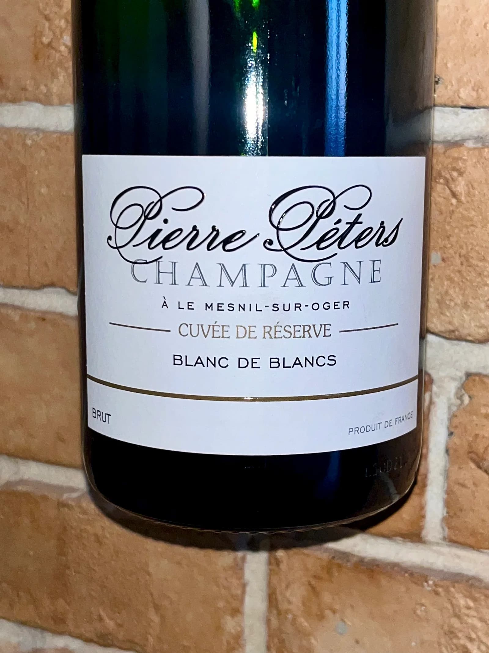 Pierre Péters Brut Blanc de Blancs Cuvée de Réserve (2021) NV