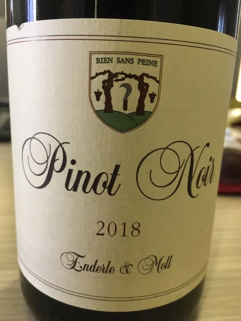 Enderle & Moll Pinot Noir 2018