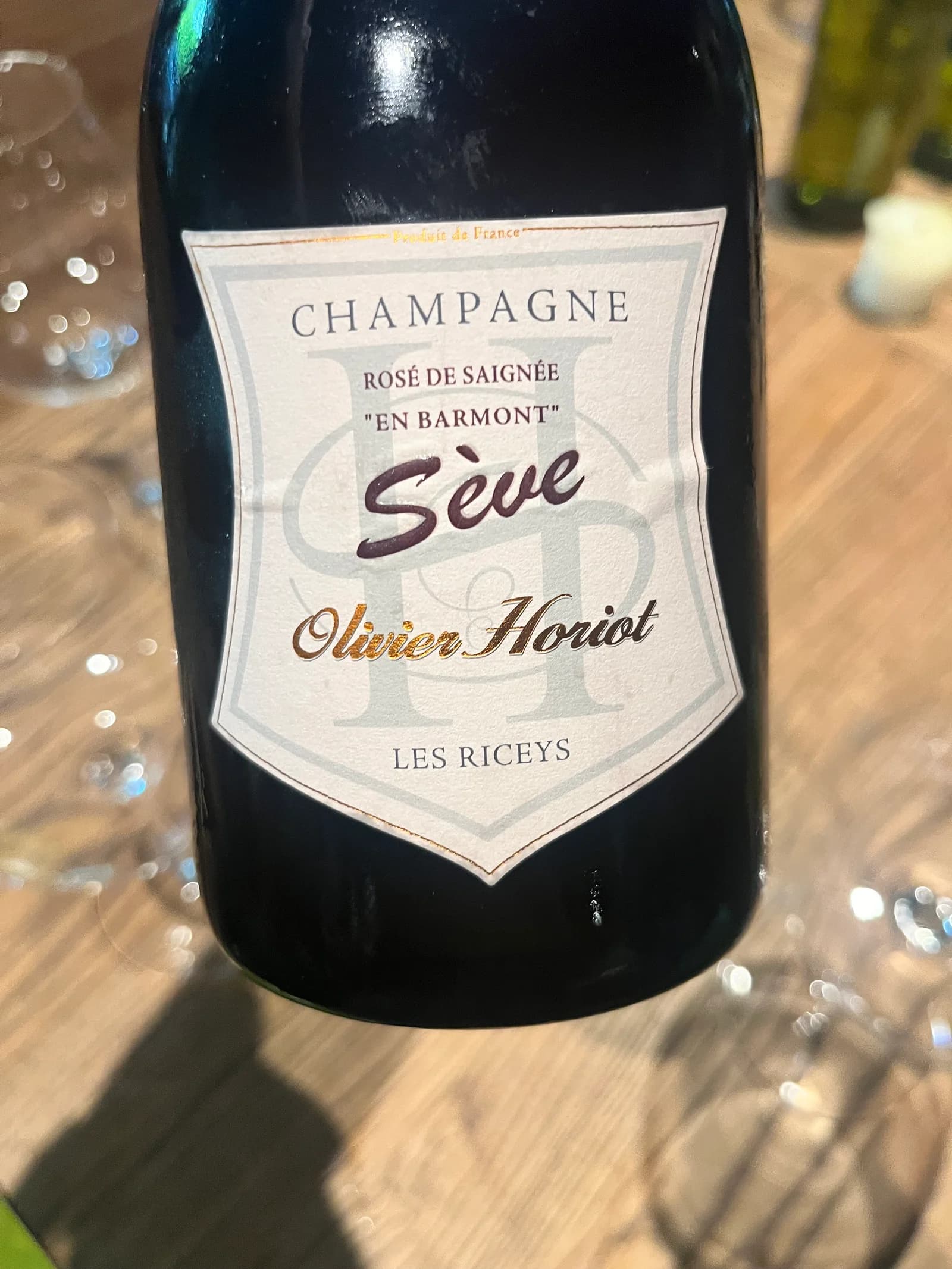 Olivier Horiot Séve Rosé de Saignée En Barmont 2011