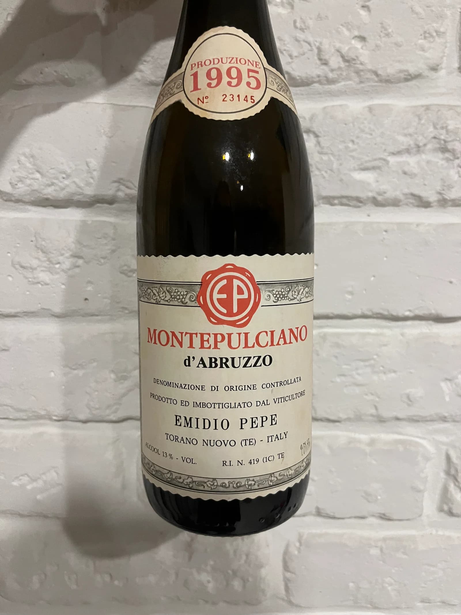 Emidio Pepe Montepulciano d'Abruzzo 1995