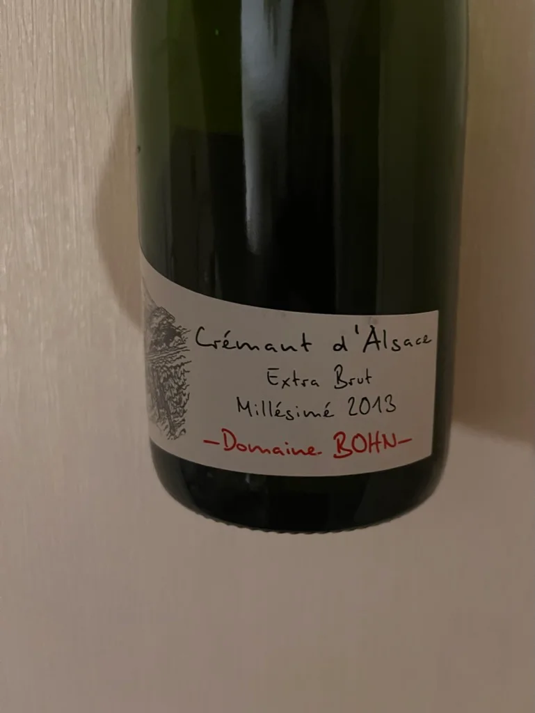Domaine Bohn Crémant d'Alsace Extra Brut 2013