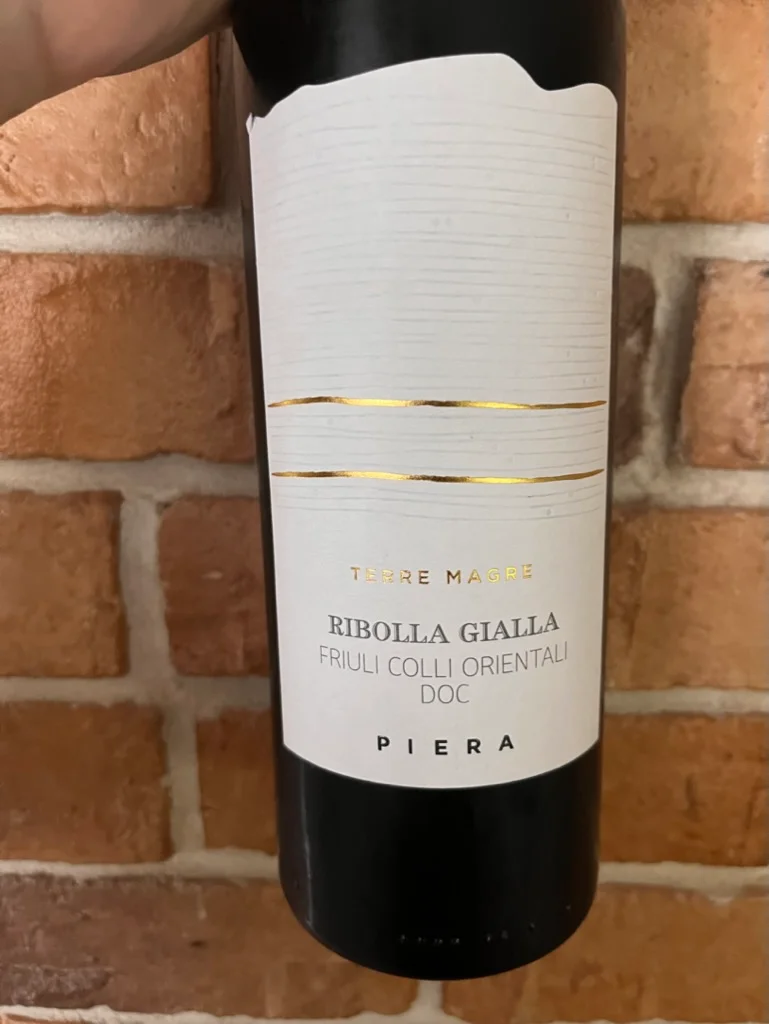 Piera Martellozzo Terre Magre Ribolla Gialla NV