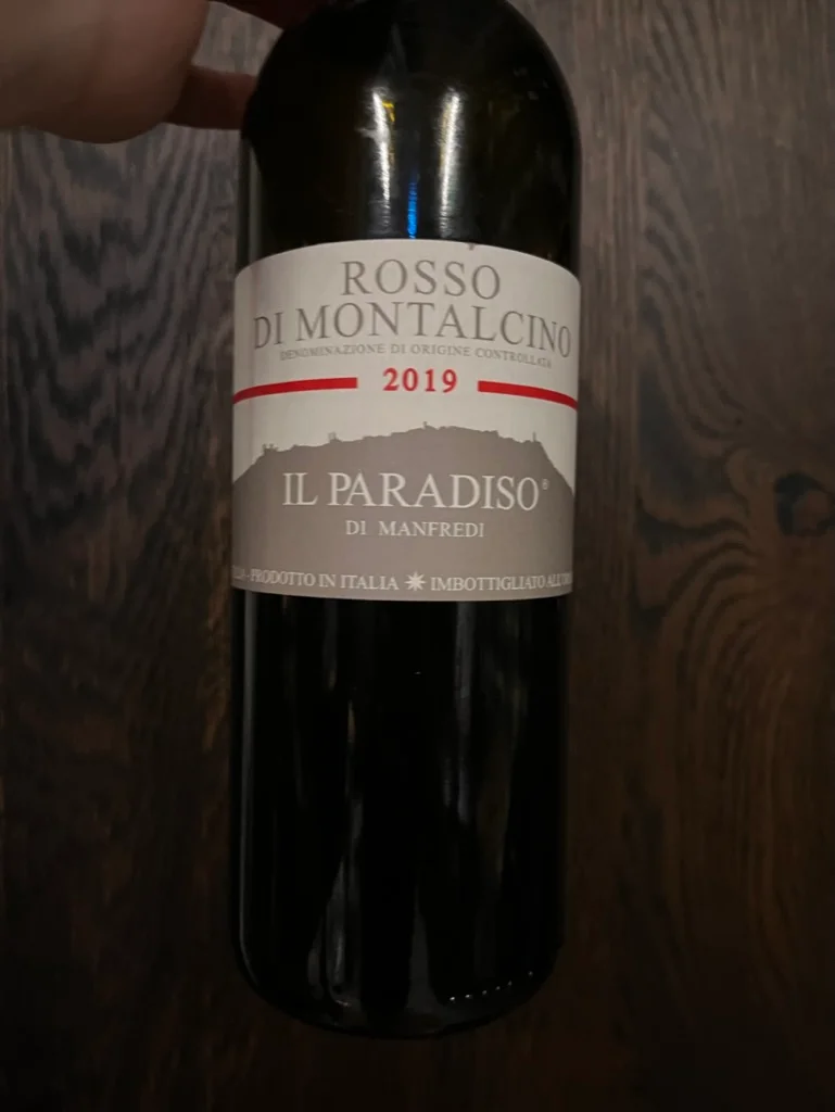 Il Paradiso di Manfredi Rosso di Montalcino 2019