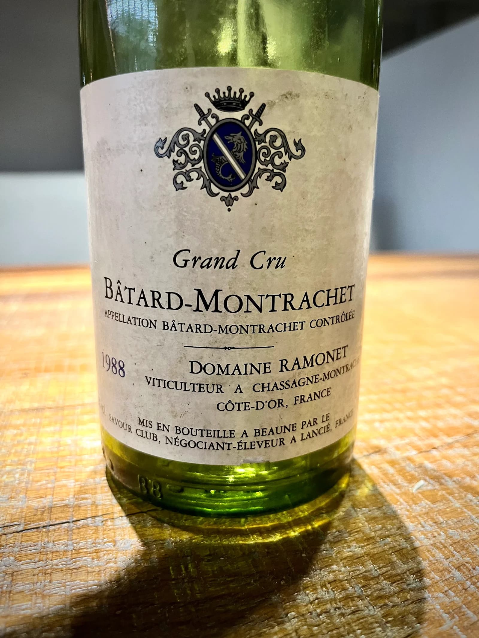 Domaine Ramonet Bâtard-Montrachet Grand Cru 1988