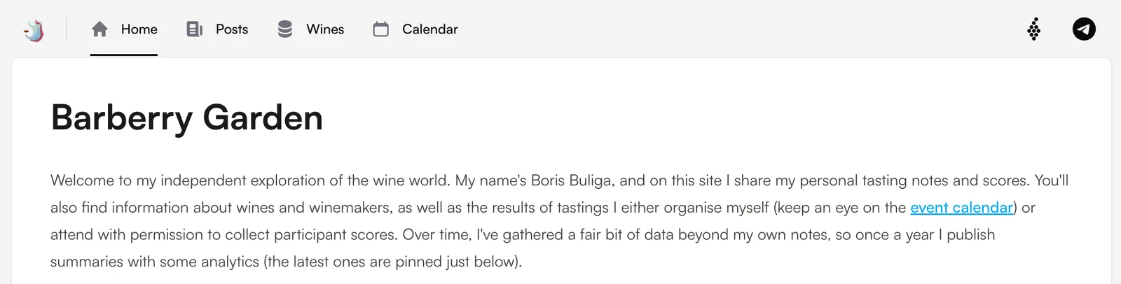 Navigation on wide screen